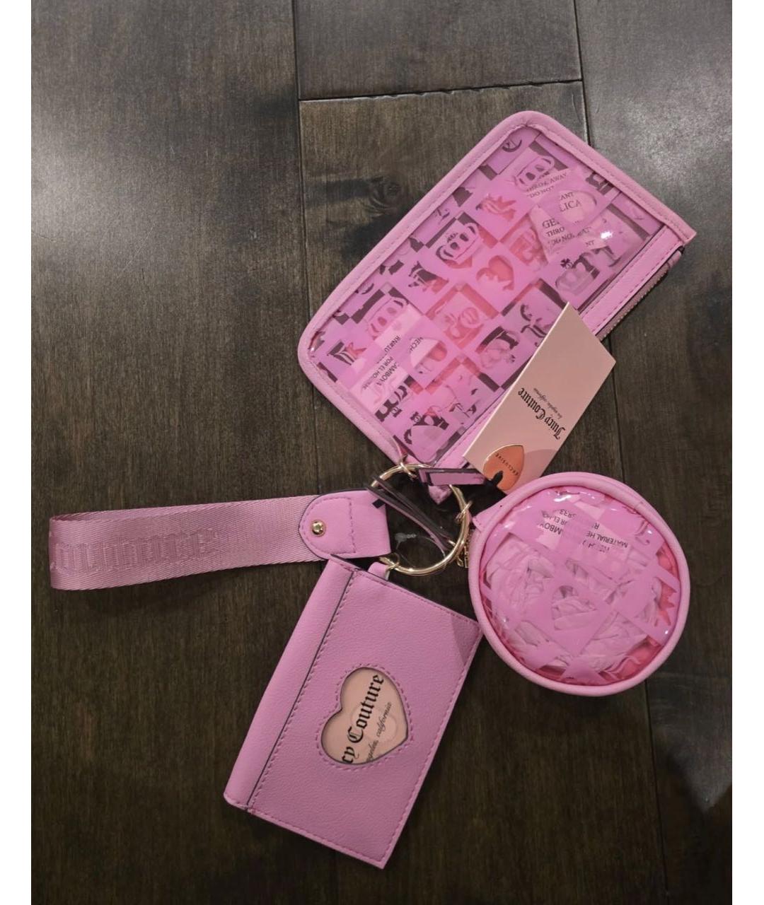 JUICY COUTURE Розовый кошелек, фото 3