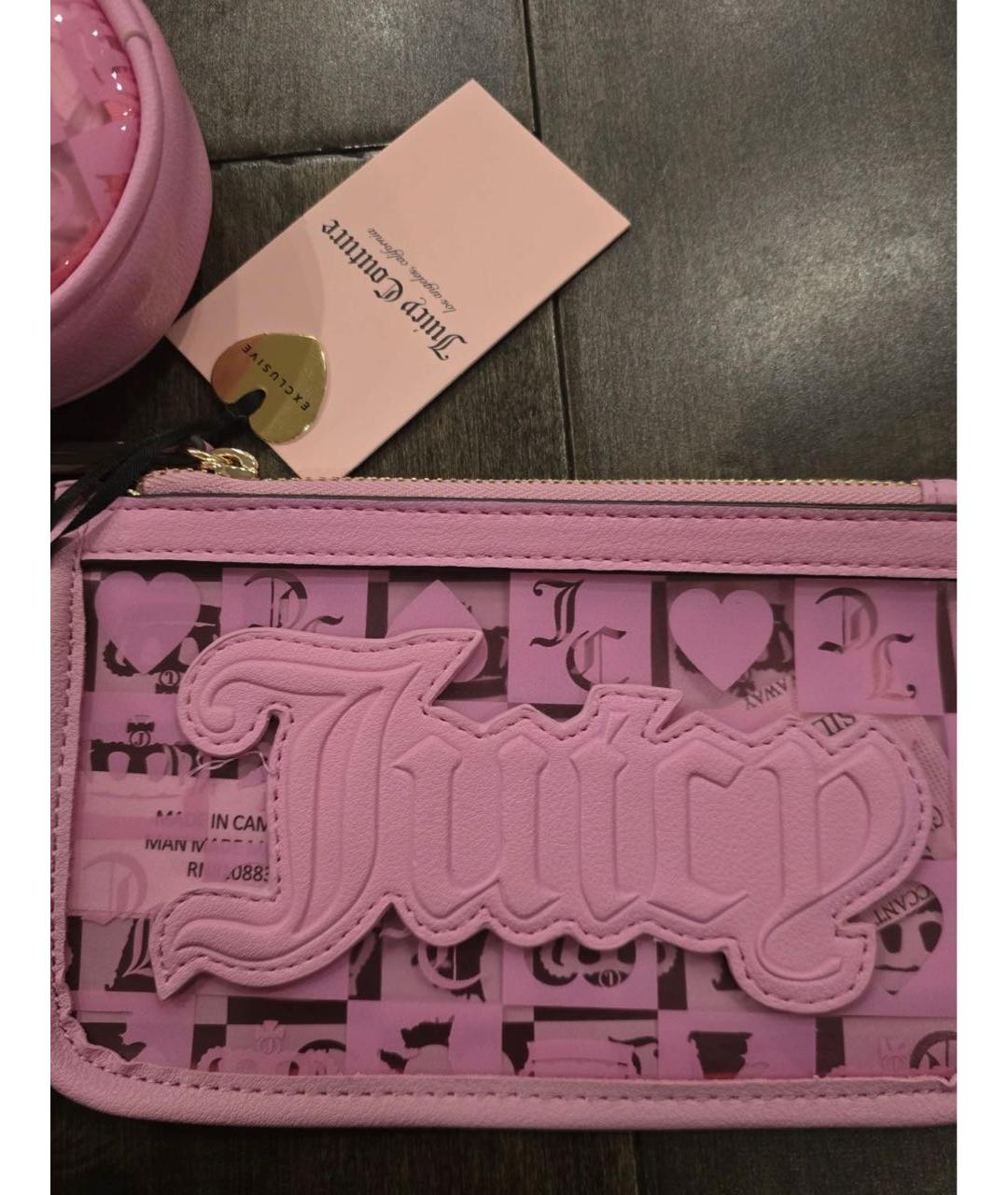 JUICY COUTURE Розовый кошелек, фото 2