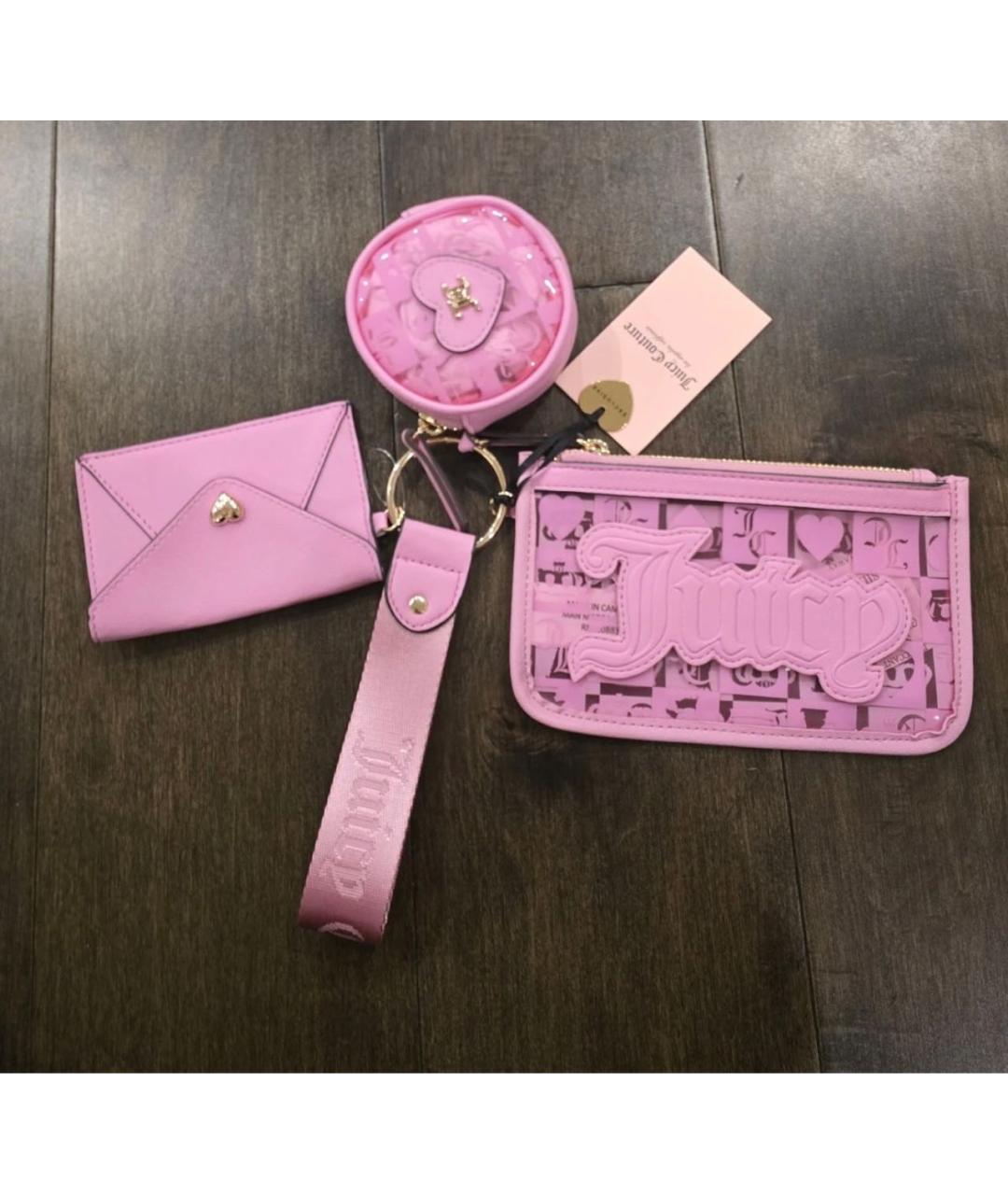 JUICY COUTURE Розовый кошелек, фото 4