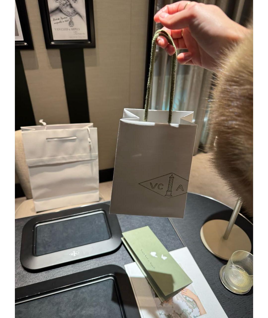 VAN CLEEF & ARPELS Белые серьги из белого золота, фото 3
