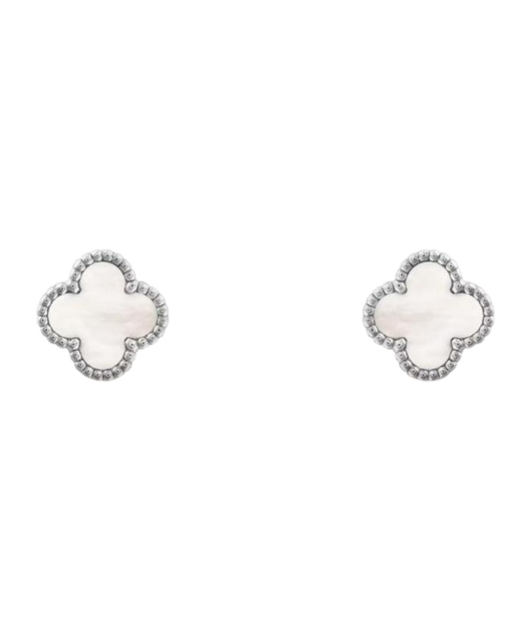 VAN CLEEF & ARPELS Белые серьги из белого золота, фото 1