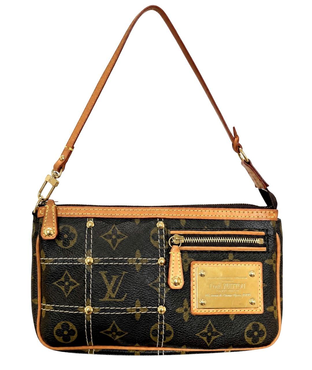 LOUIS VUITTON Коричневая сумка через плечо из канвы, фото 1