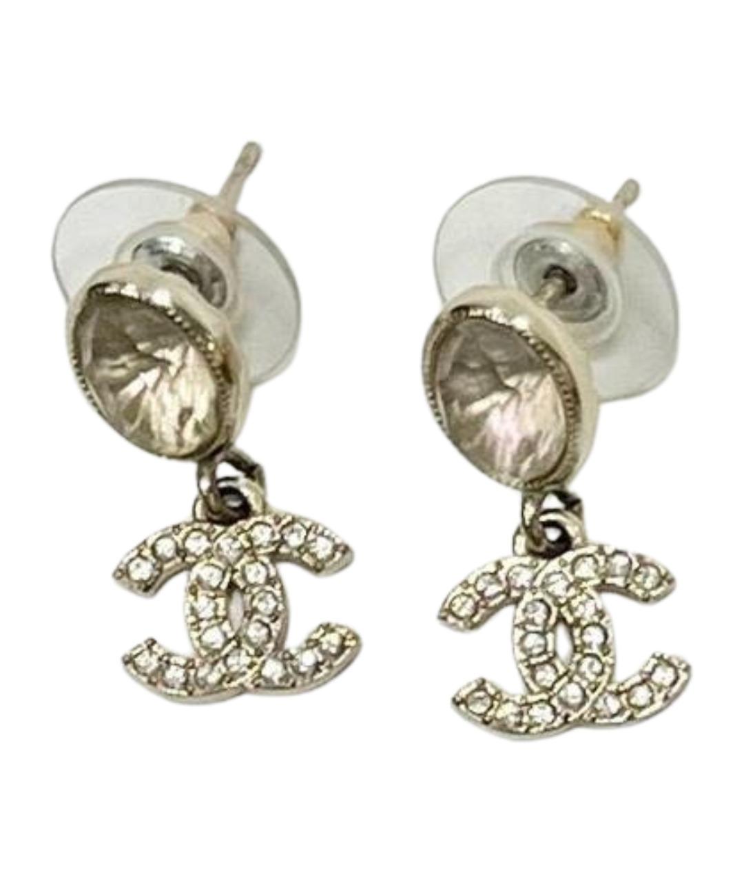 CHANEL Металлические серьги, фото 1