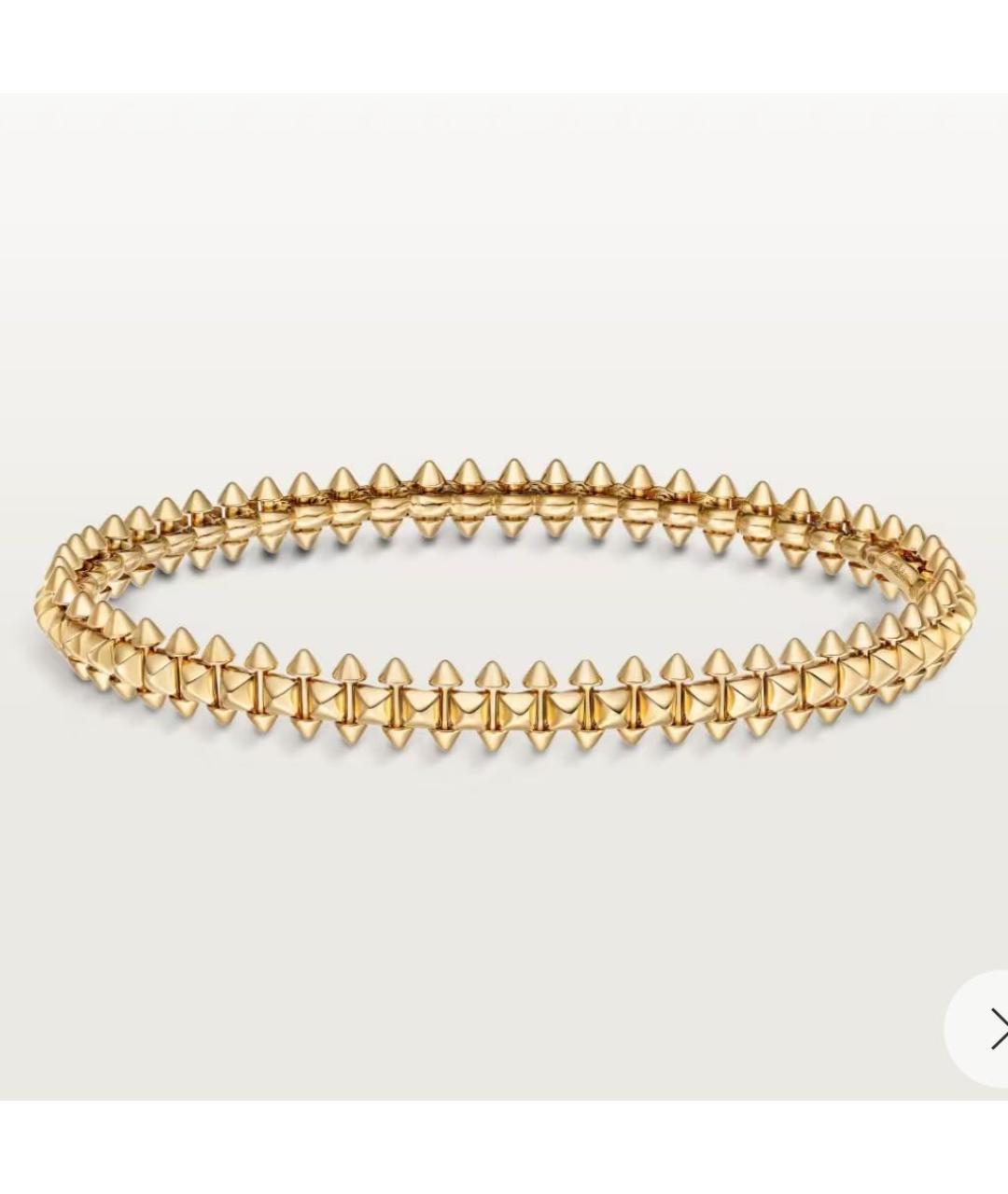 CARTIER Золотой браслет из желтого золота, фото 4
