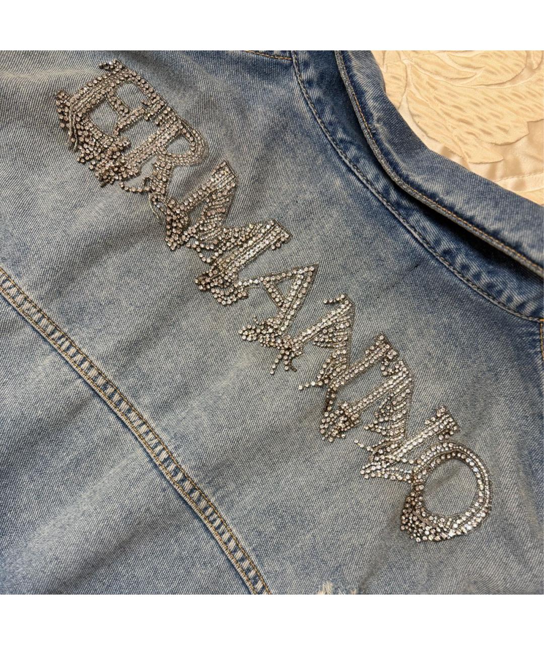 ERMANNO SCERVINO Синяя деним куртка, фото 4