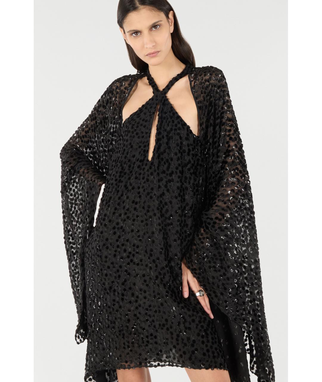 ROBERTO CAVALLI Черное коктейльное платье, фото 5