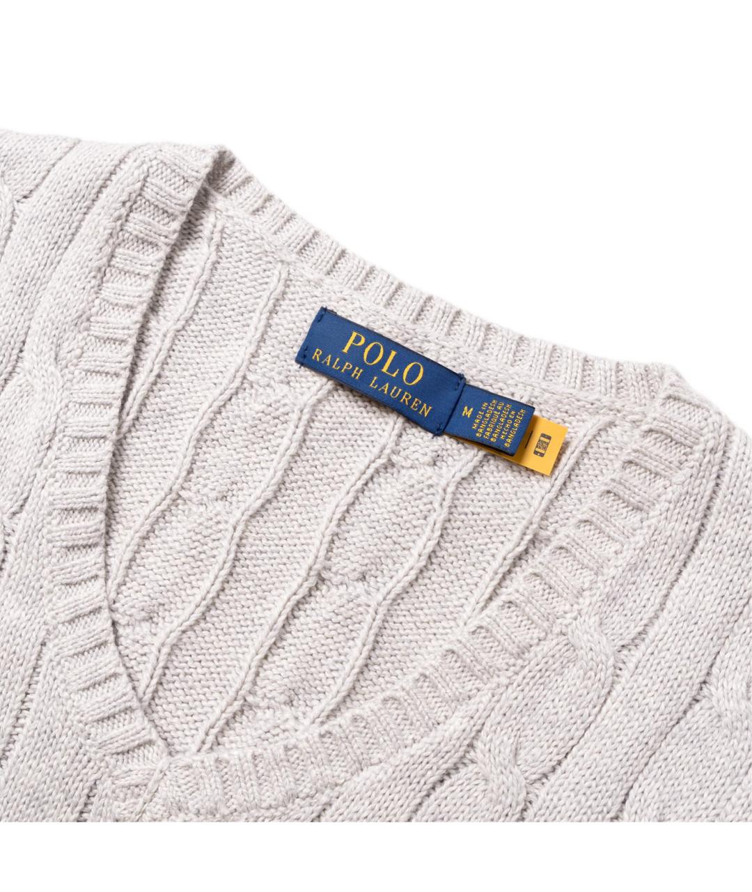 POLO RALPH LAUREN Серая жилетка, фото 3