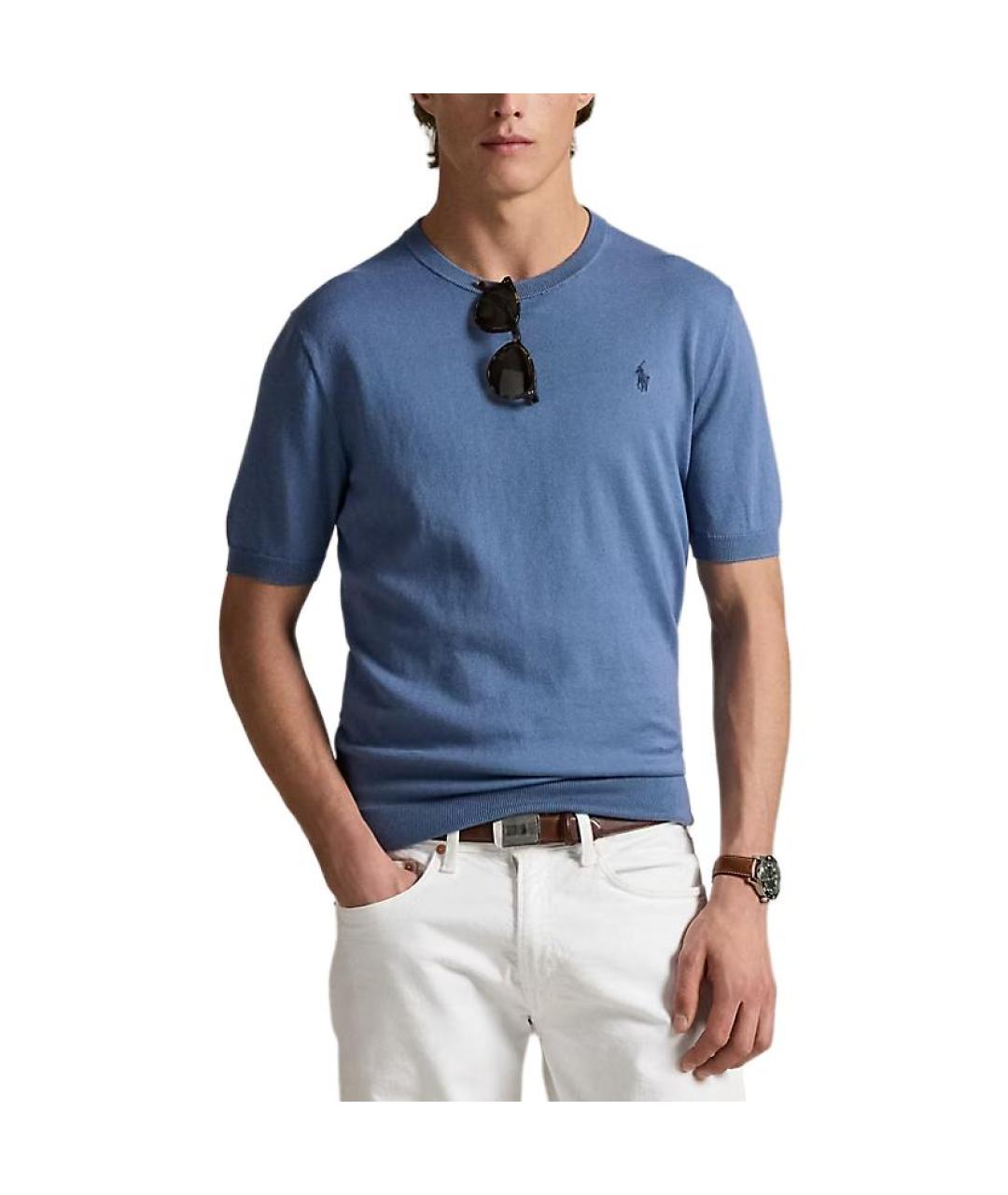 POLO RALPH LAUREN Синий джемпер / свитер, фото 2