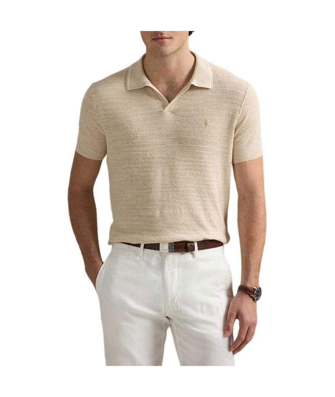 POLO RALPH LAUREN Бежевый джемпер / свитер, фото 3