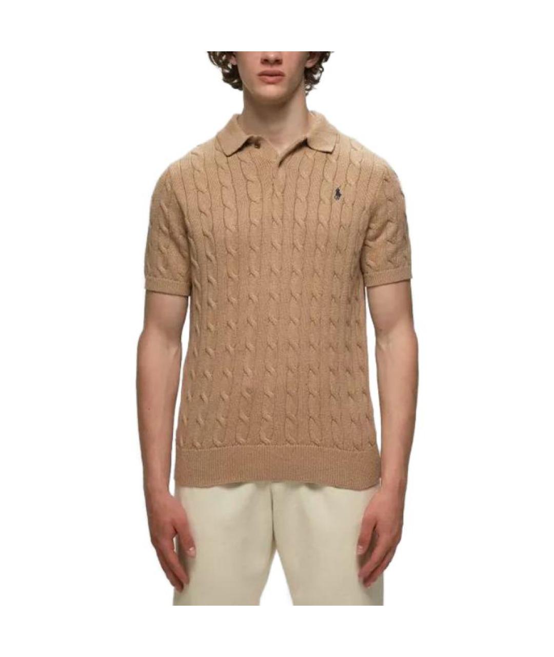 POLO RALPH LAUREN Коричневый джемпер / свитер, фото 2