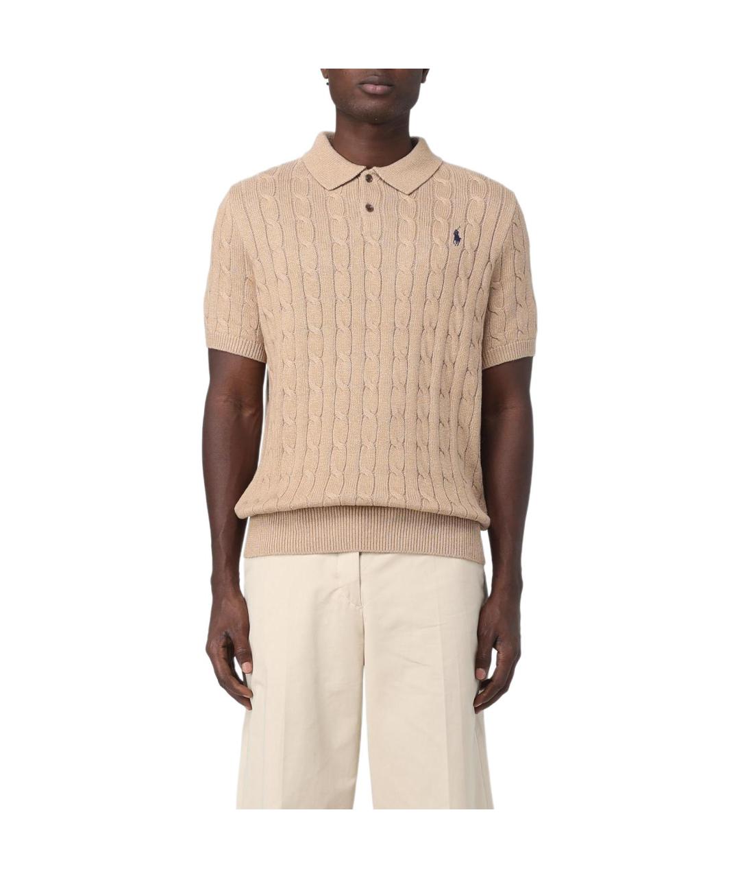 POLO RALPH LAUREN Коричневый джемпер / свитер, фото 3