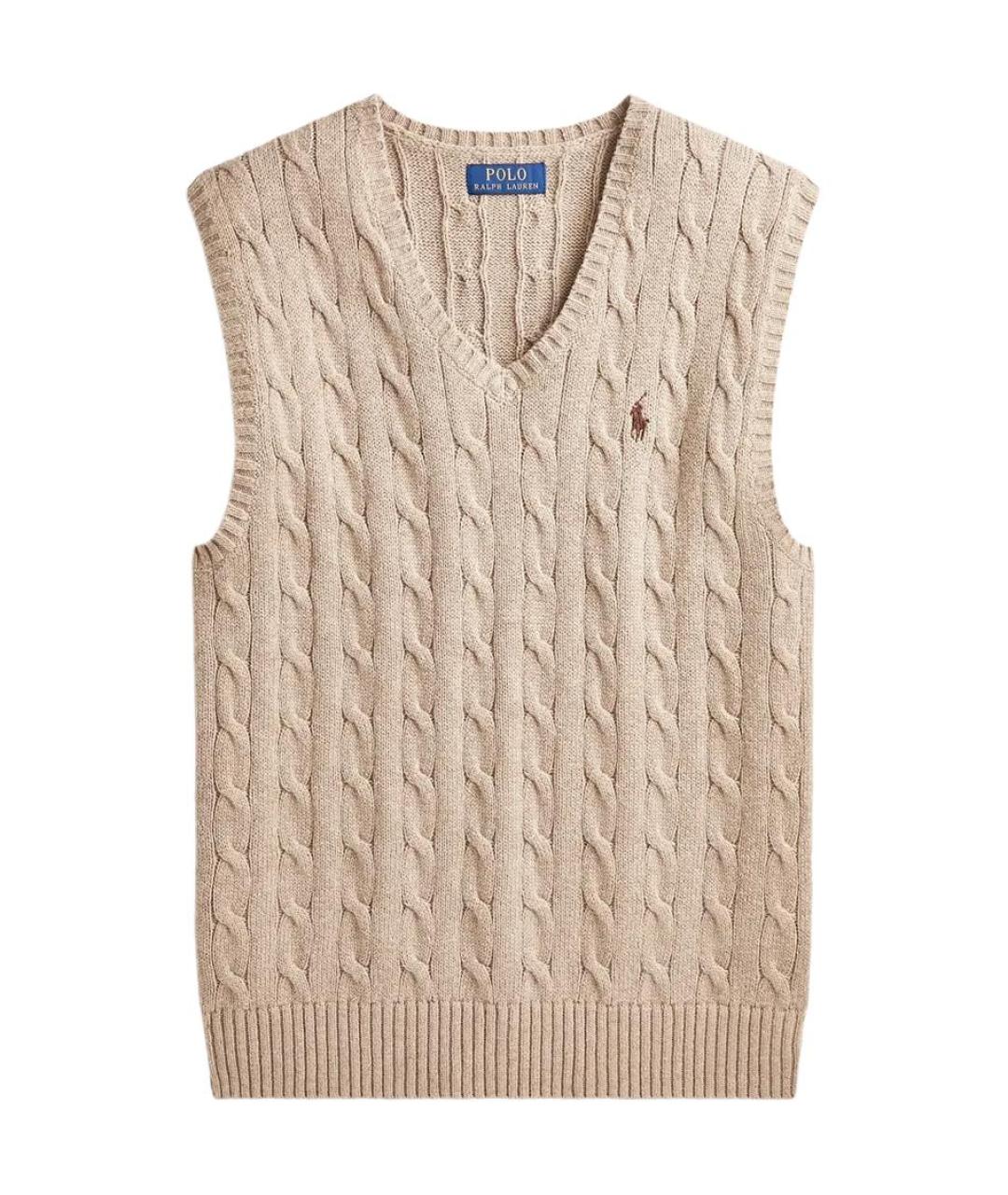 POLO RALPH LAUREN Бежевая жилетка, фото 1