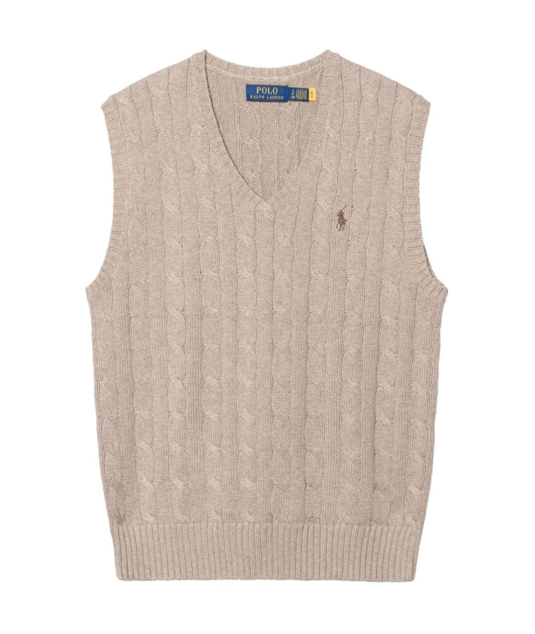 POLO RALPH LAUREN Бежевый жилет, фото 1