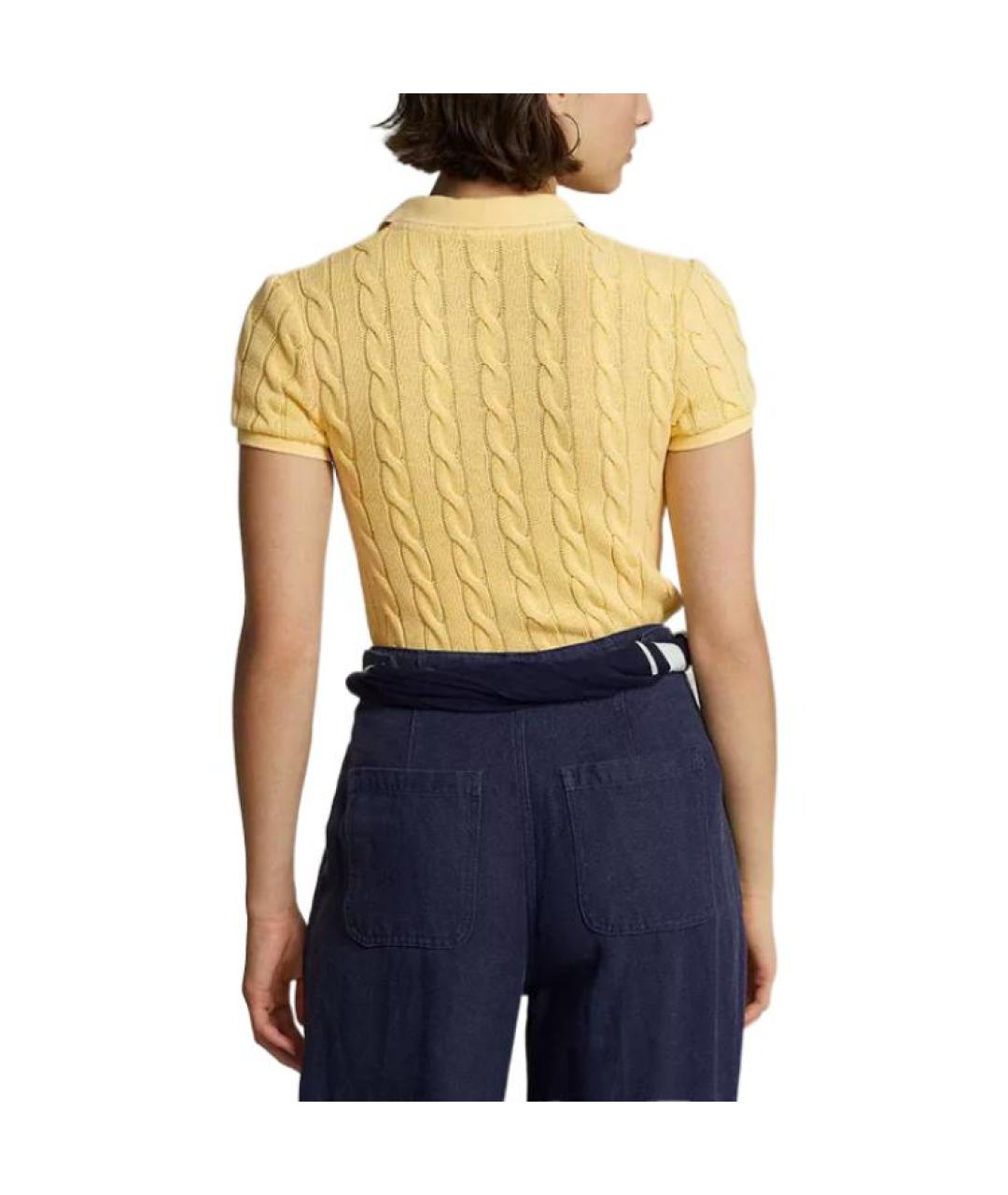 POLO RALPH LAUREN Желтый джемпер / свитер, фото 3