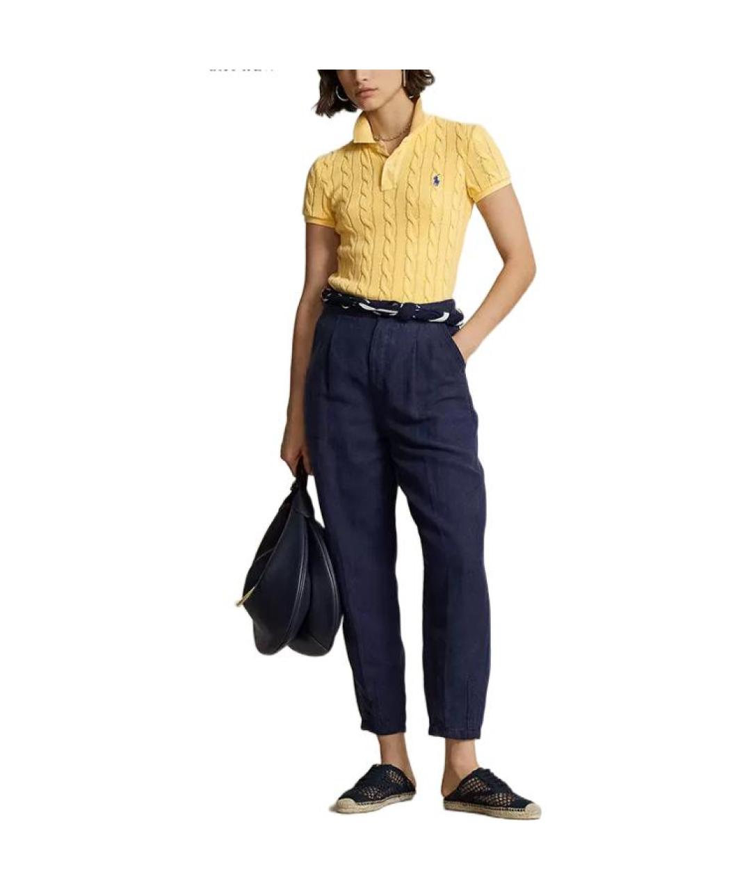 POLO RALPH LAUREN Желтый джемпер / свитер, фото 4