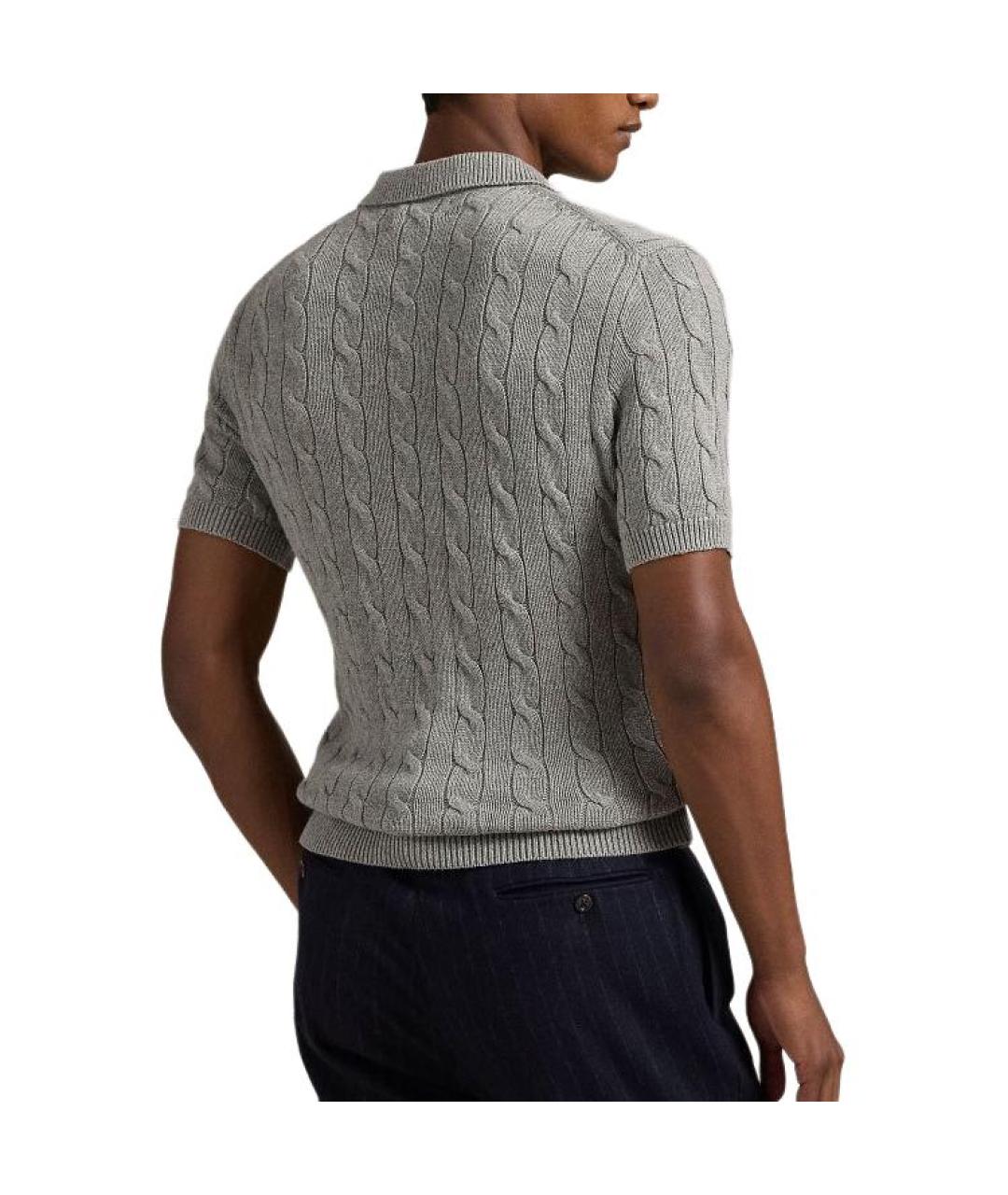 POLO RALPH LAUREN Серый джемпер / свитер, фото 4