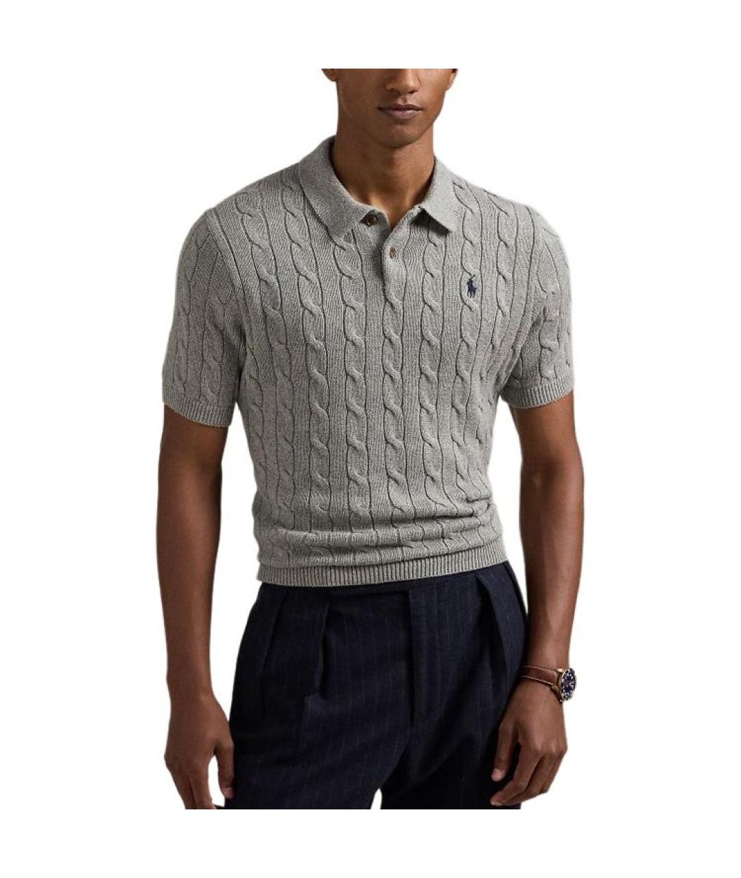 POLO RALPH LAUREN Серый джемпер / свитер, фото 3