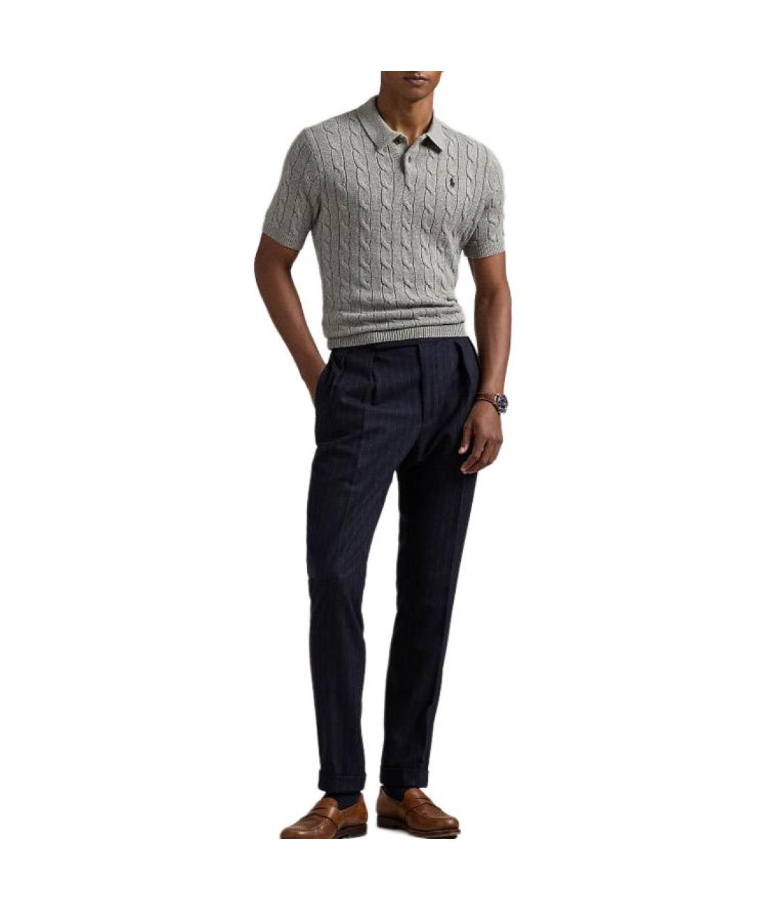 POLO RALPH LAUREN Серый джемпер / свитер, фото 2