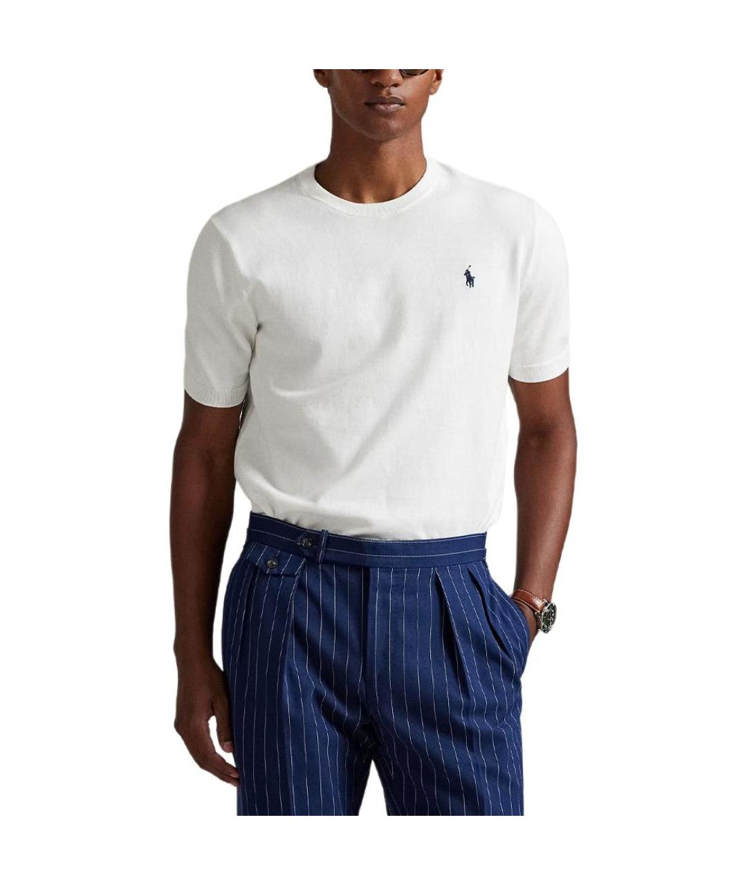 POLO RALPH LAUREN Белая футболка, фото 2
