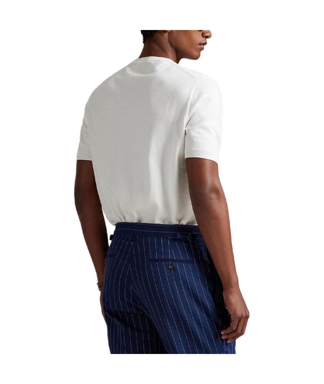 POLO RALPH LAUREN Белая футболка, фото 4