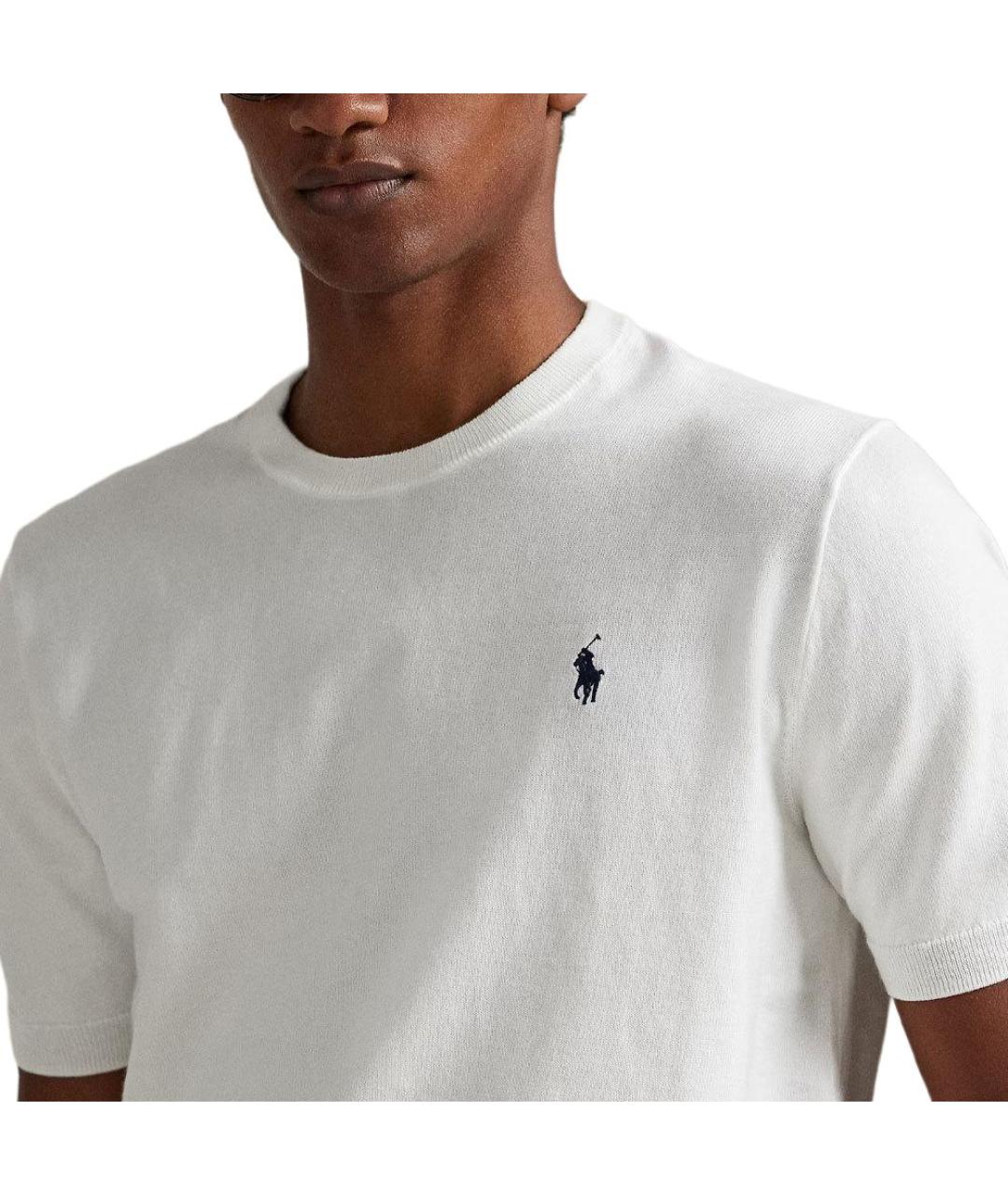 POLO RALPH LAUREN Белая футболка, фото 5