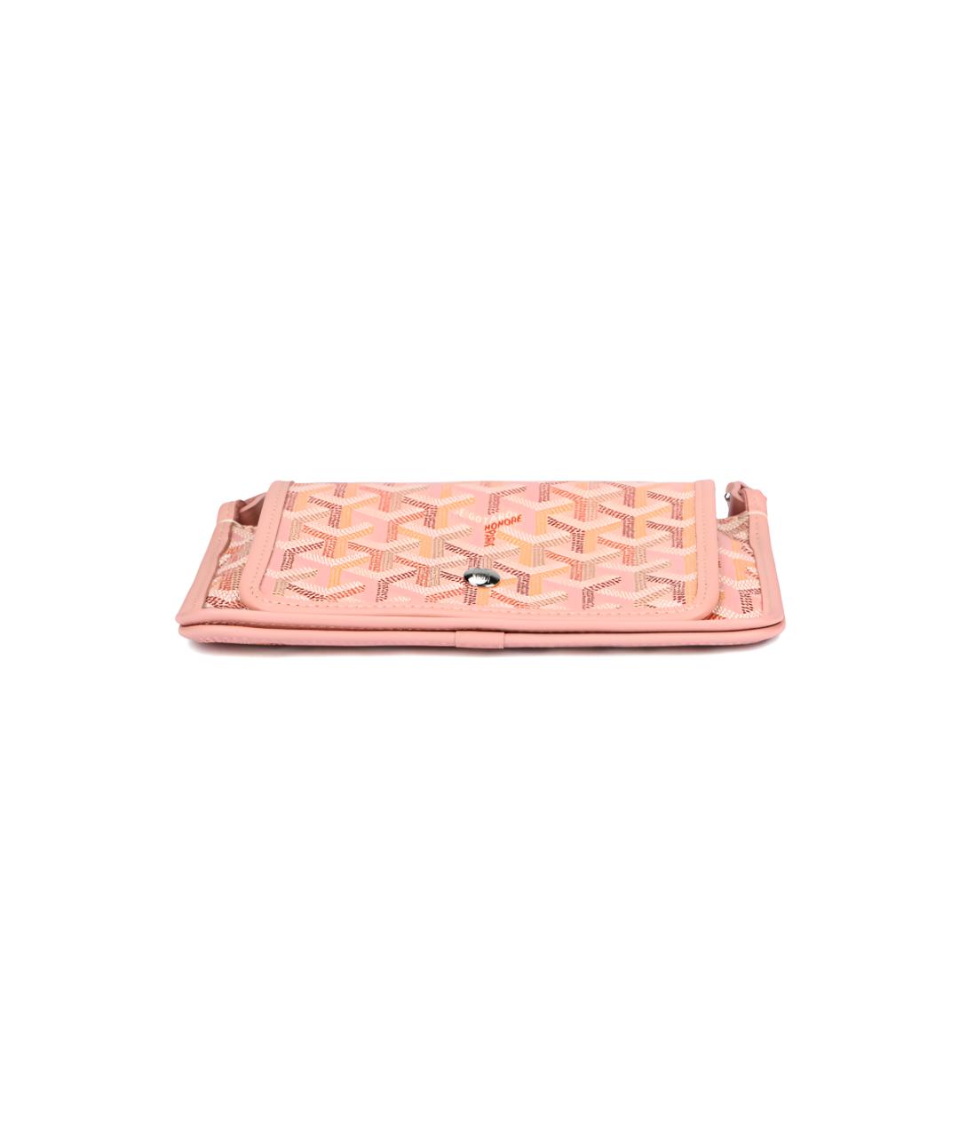 GOYARD Розовая сумка через плечо из канвы, фото 5