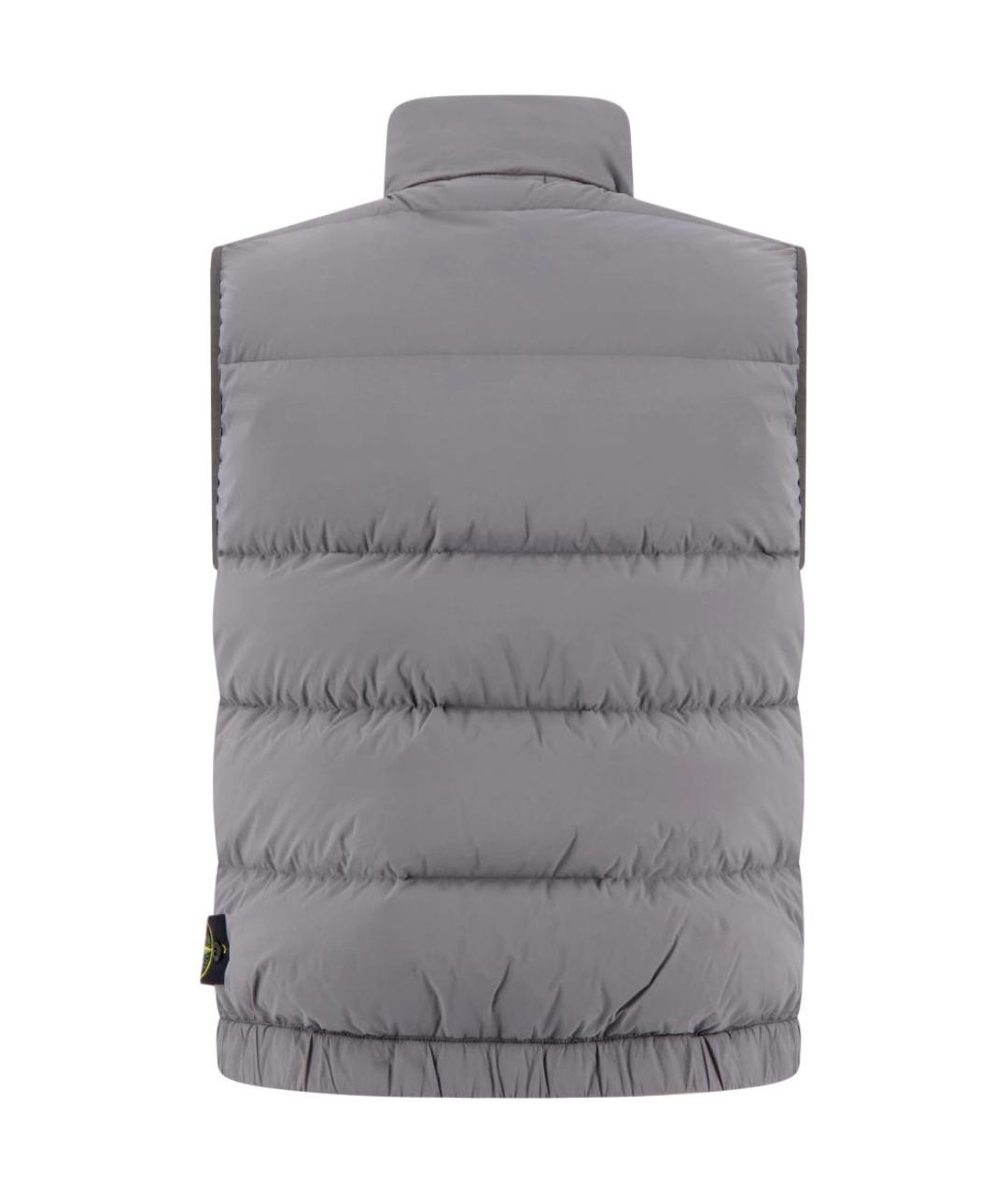 STONE ISLAND Серый жилет, фото 2