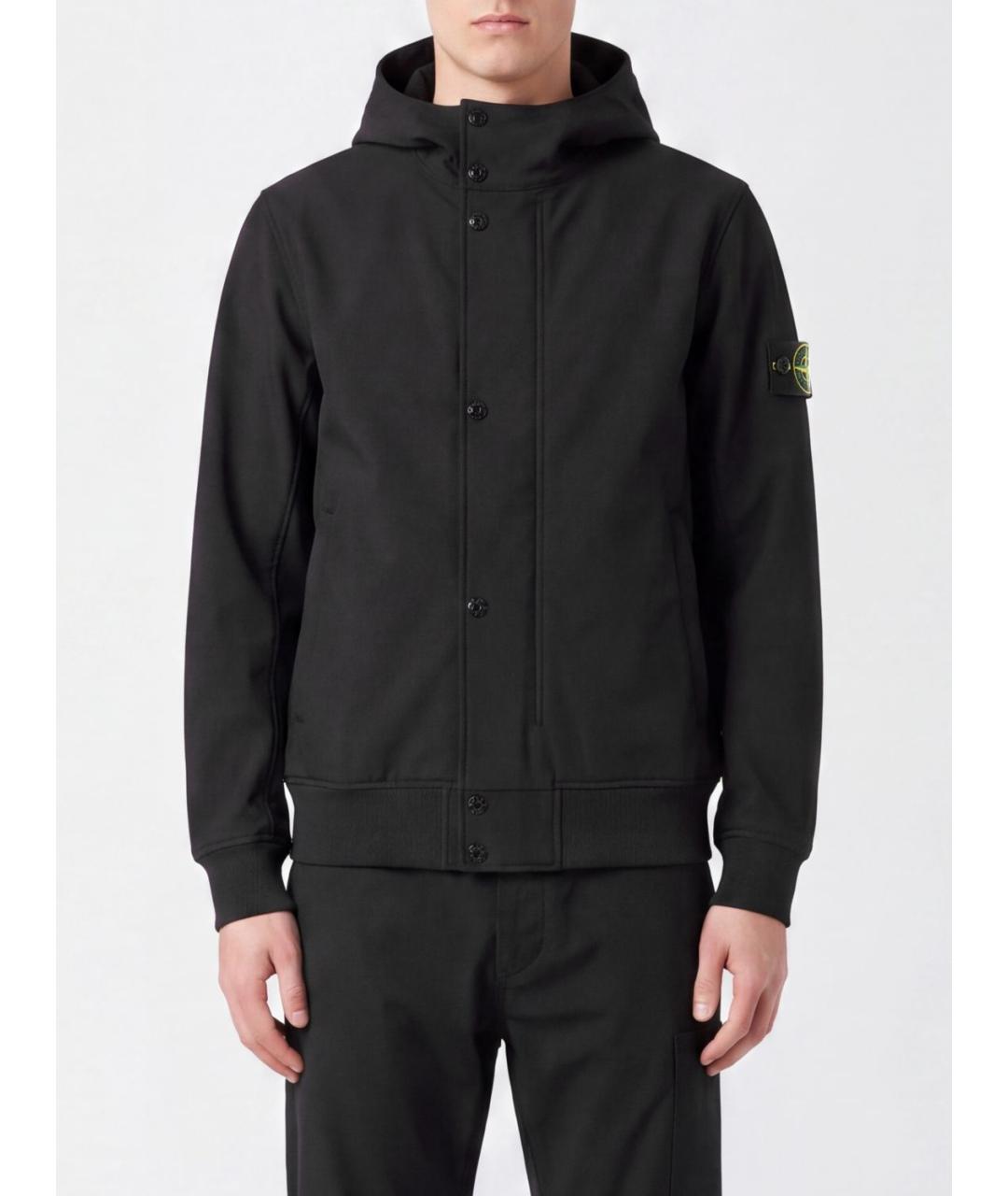 STONE ISLAND Черная куртка, фото 2