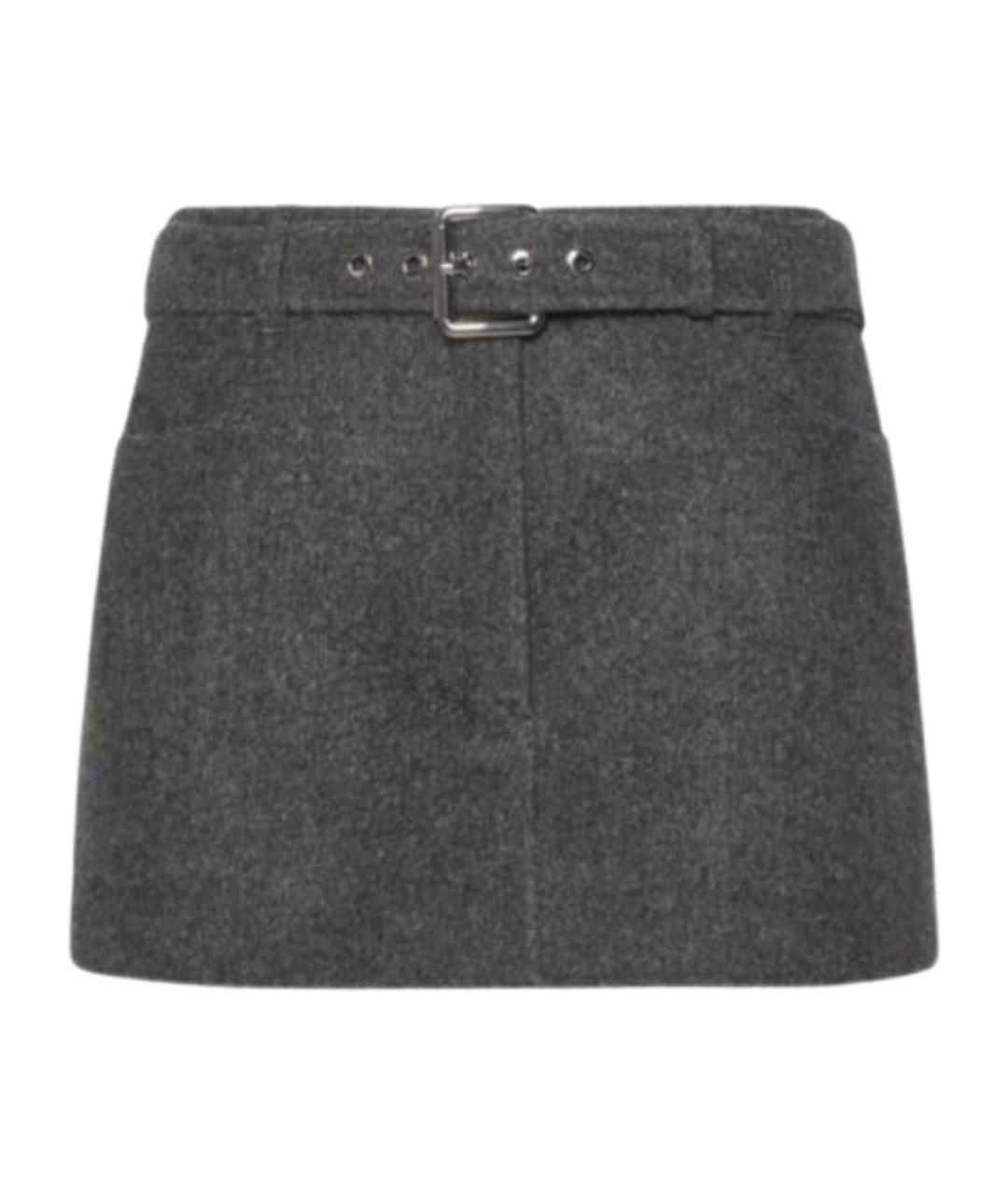 SPORTMAX Шерстяная юбка мини, фото 1