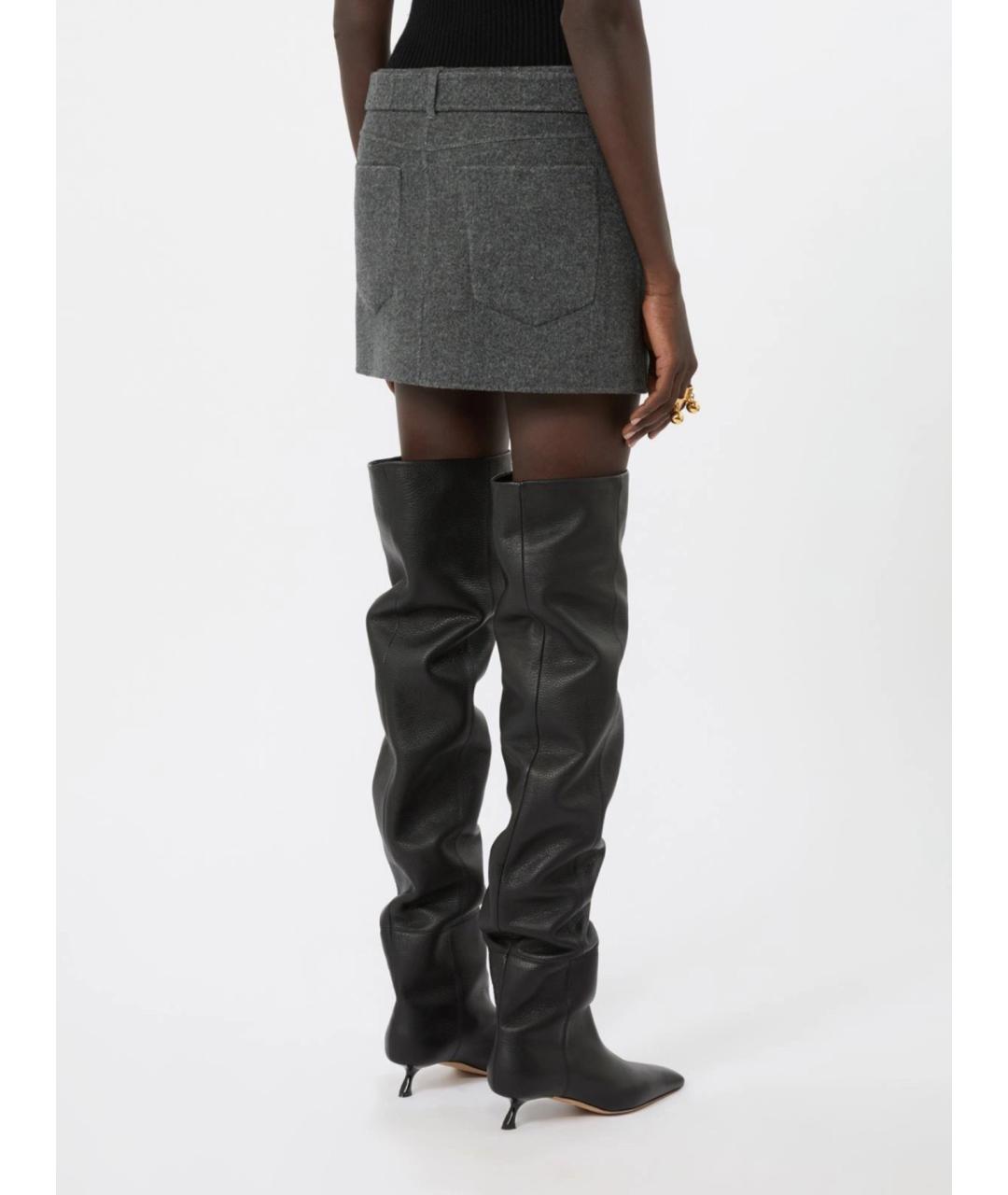 SPORTMAX Шерстяная юбка мини, фото 4