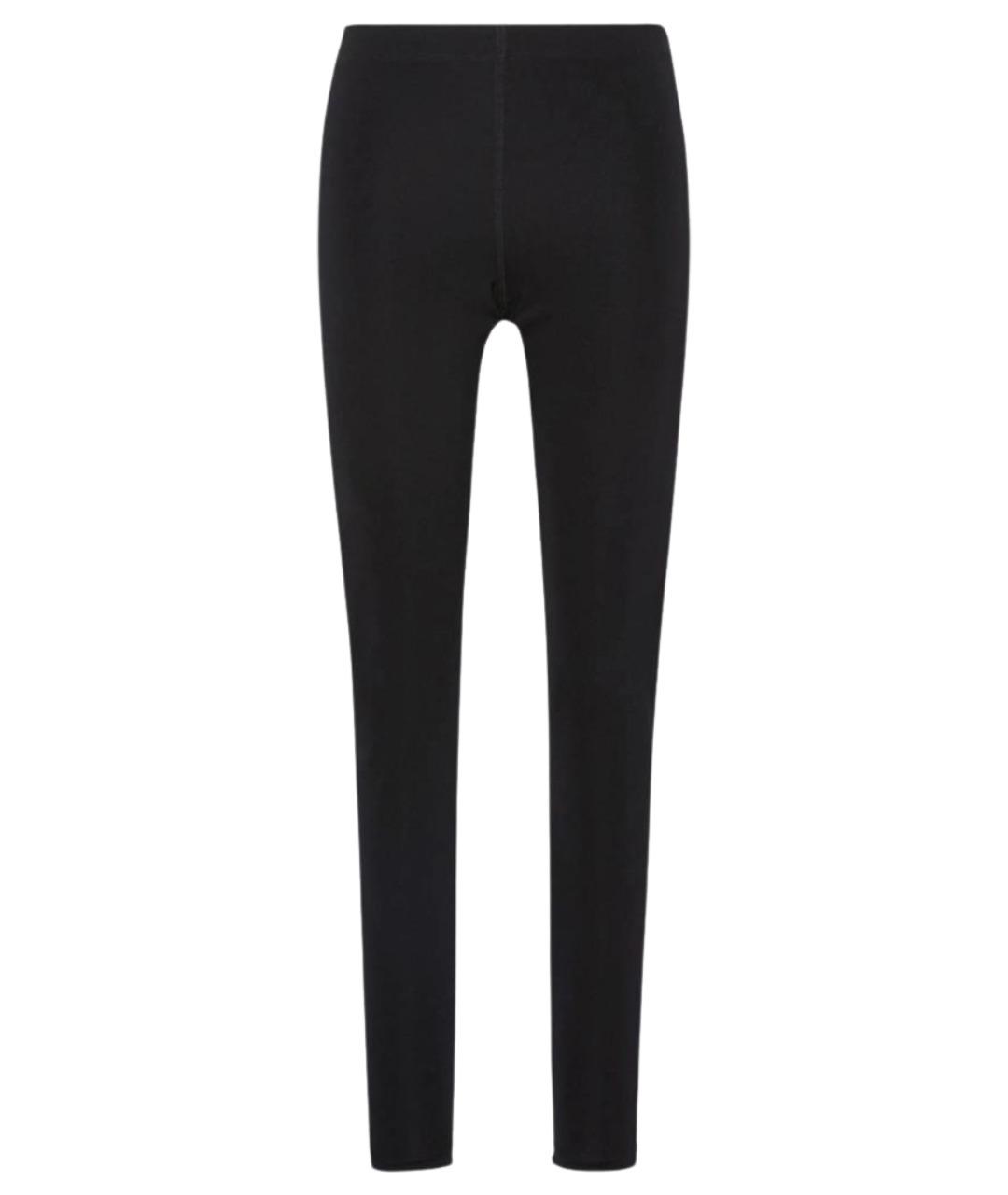 SPORTMAX Черные вискозные леггинсы и велосипедки, фото 1