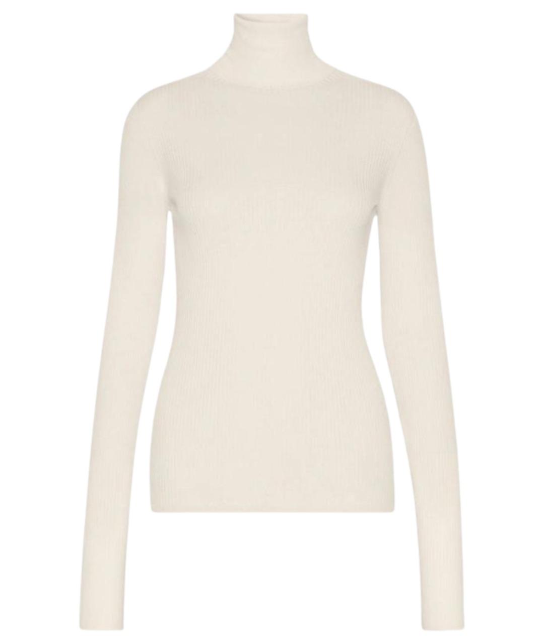 SPORTMAX Белая шерстяная водолазка, фото 1