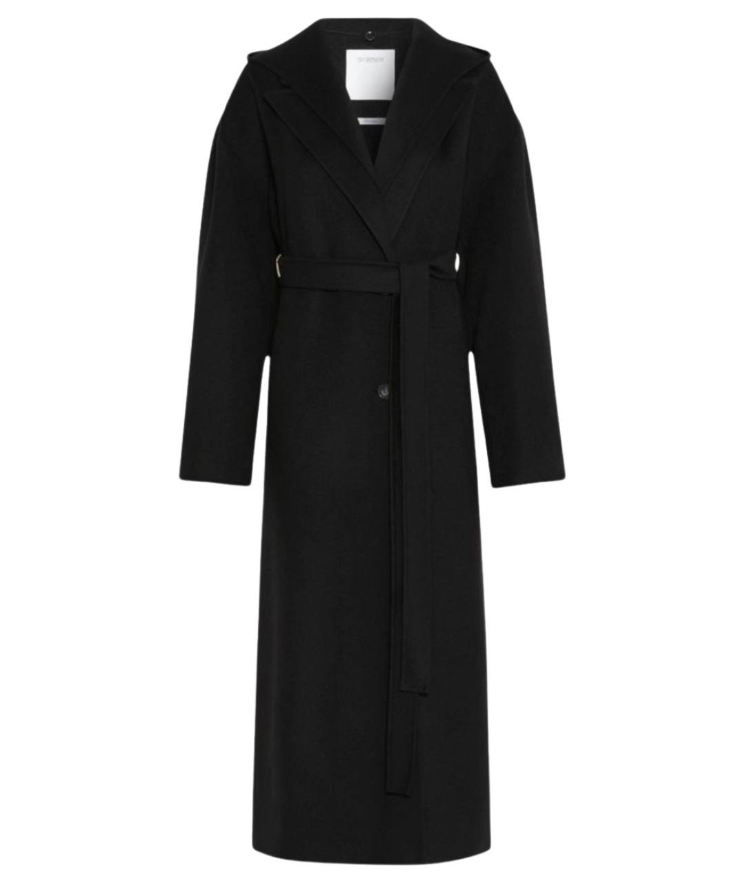 SPORTMAX Черное шерстяное пальто, фото 1
