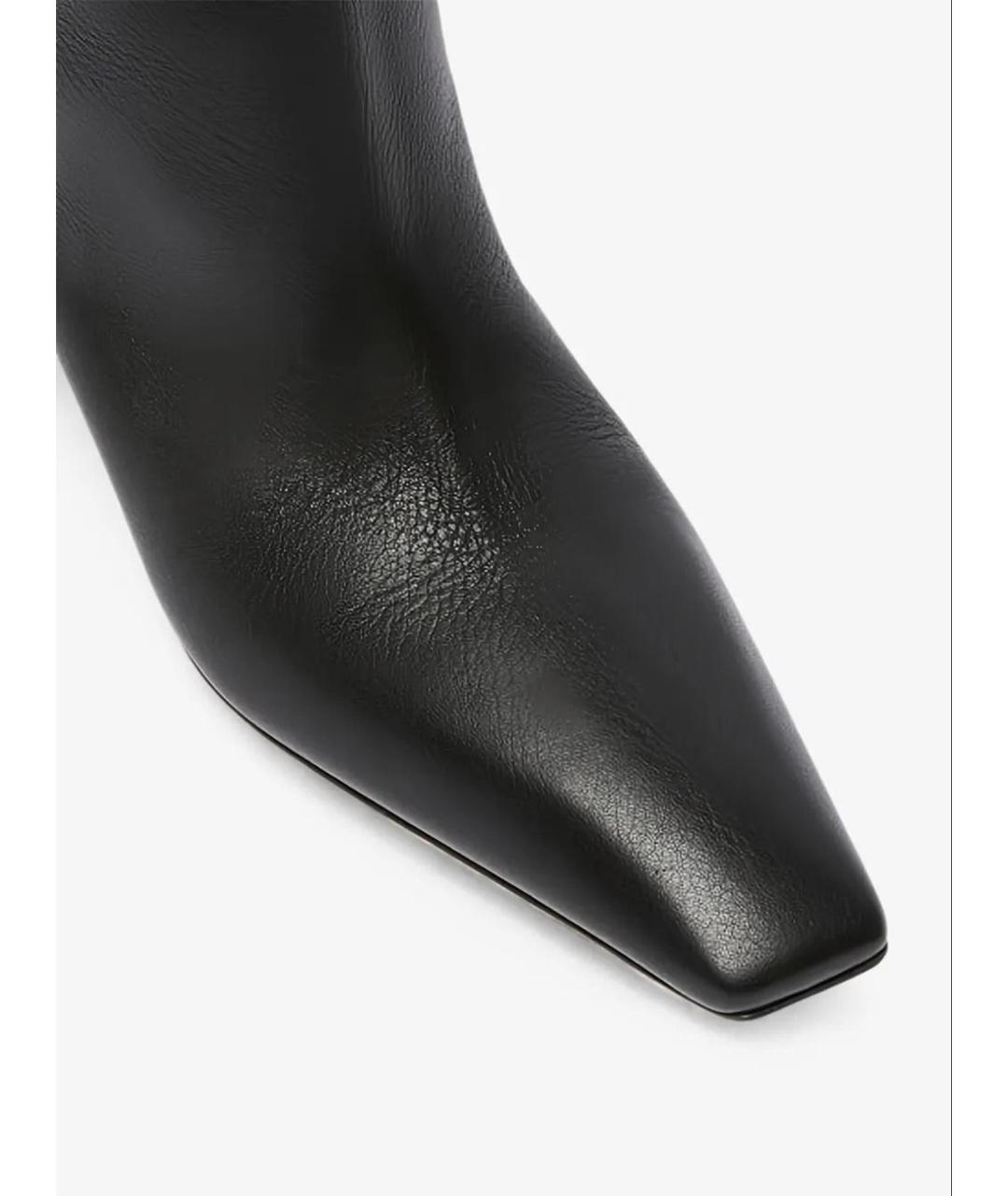 SPORTMAX Черные кожаные сапоги, фото 2