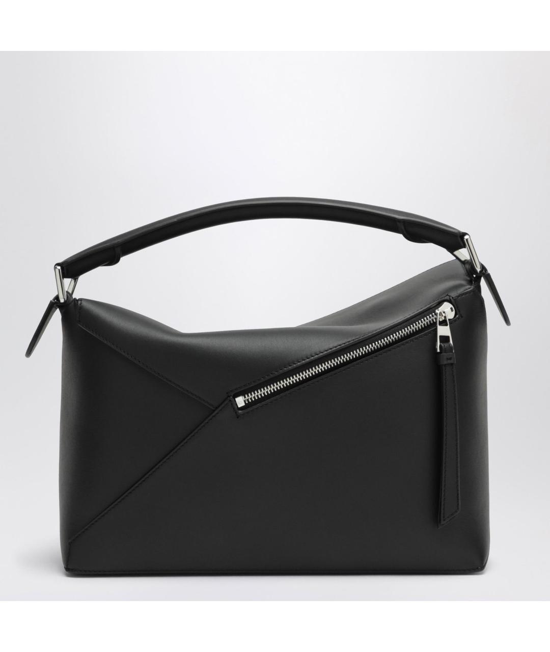 LOEWE Черная кожаная сумка через плечо, фото 2