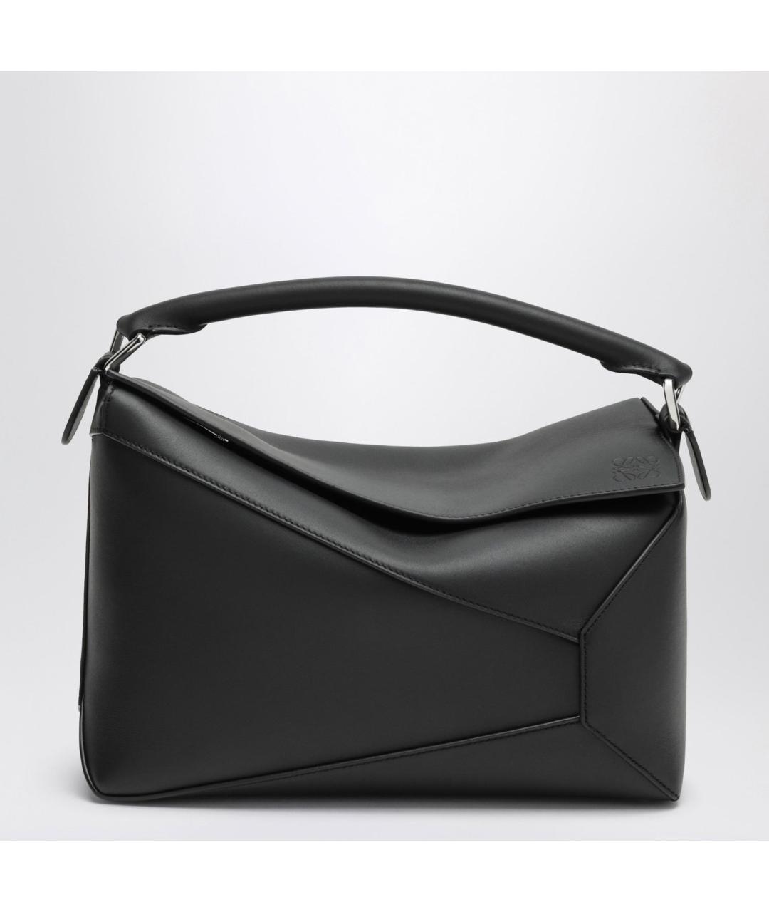 LOEWE Черная кожаная сумка через плечо, фото 3