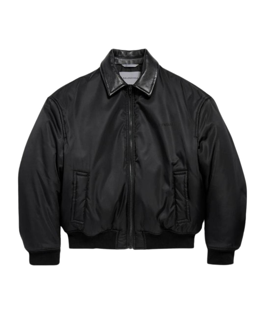 BALENCIAGA Черная хлопковая куртка, фото 1
