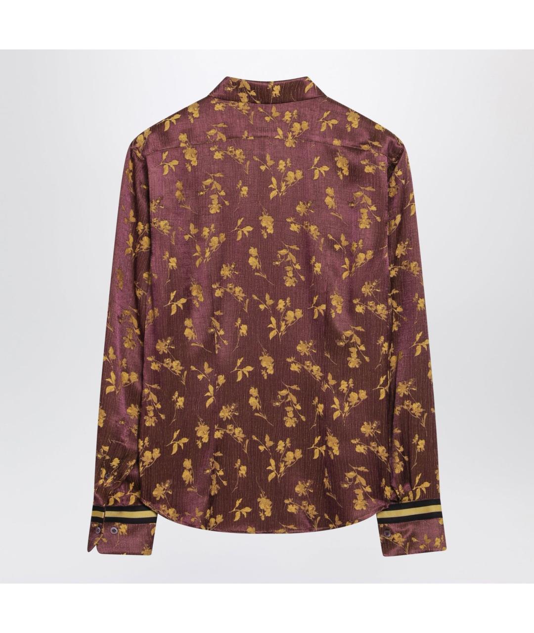 DRIES VAN NOTEN Фиолетовая вискозная рубашка, фото 2