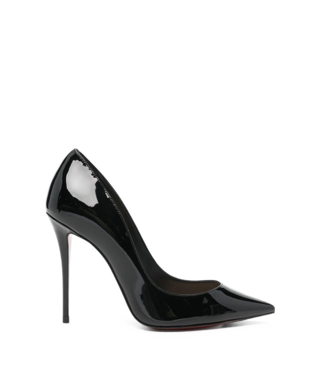 CHRISTIAN LOUBOUTIN Черные туфли из лакированной кожи, фото 1