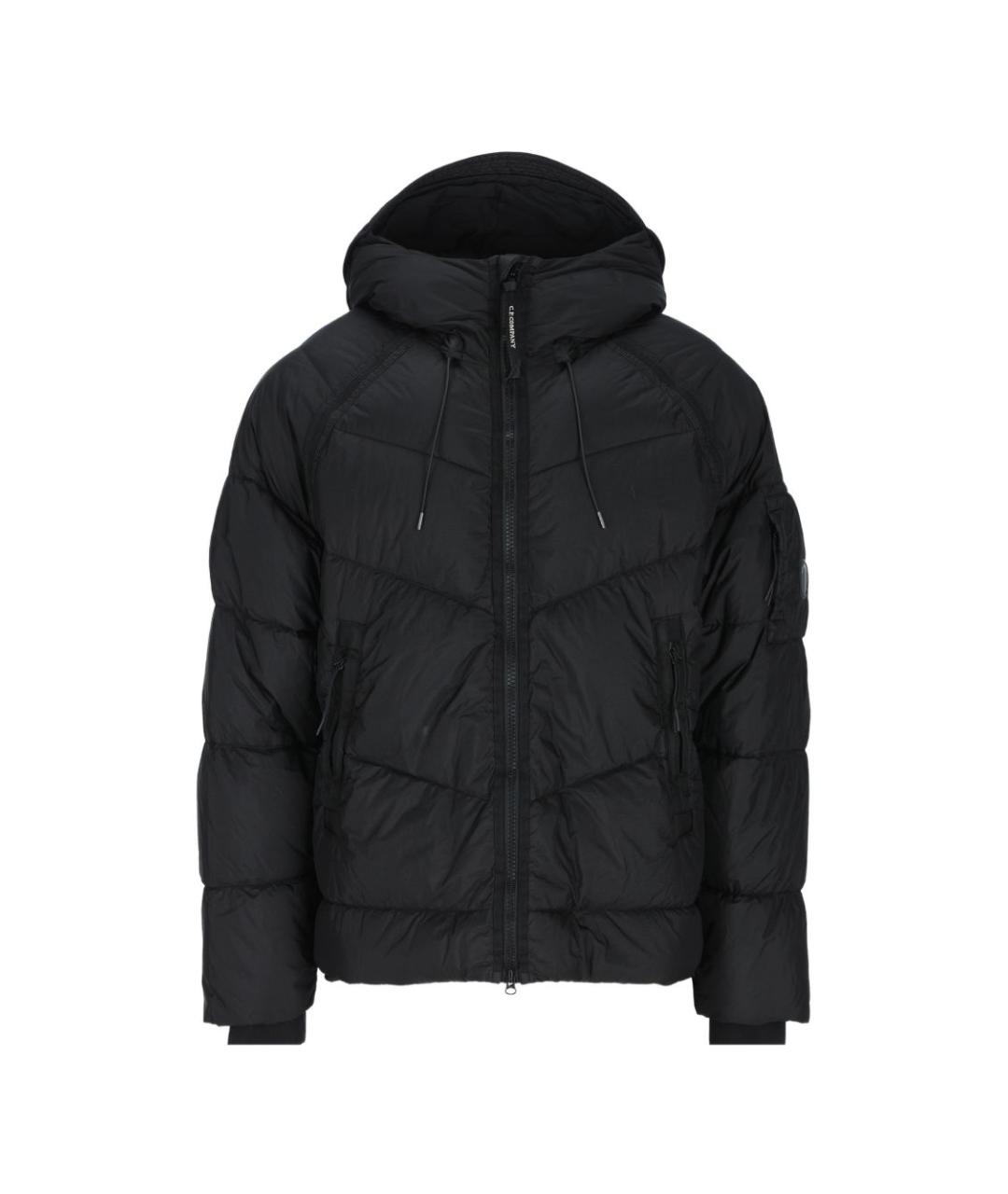CP COMPANY Черный полиамидовый пуховик, фото 5
