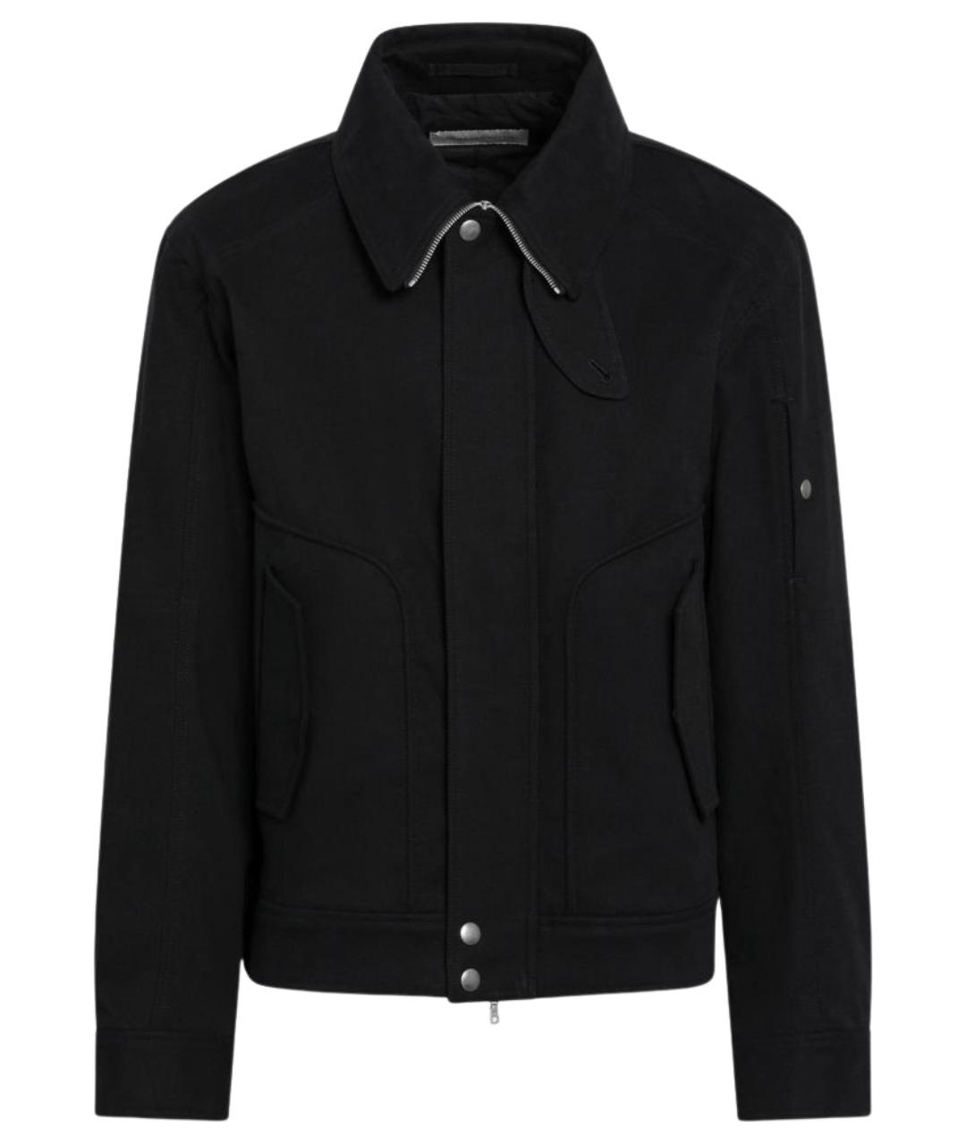 DRIES VAN NOTEN Черная хлопковая куртка, фото 1