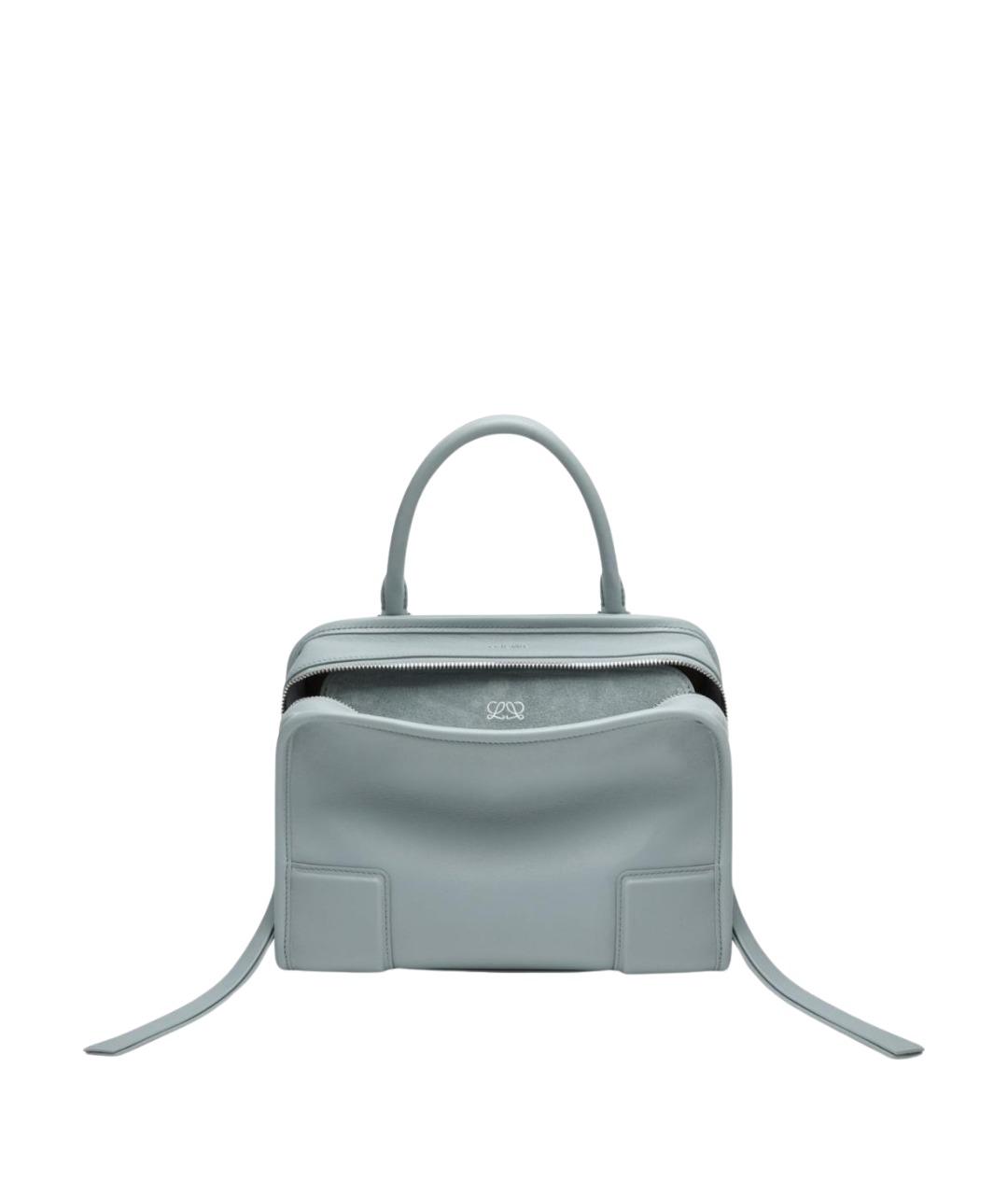 LOEWE Голубая кожаная сумка тоут, фото 1