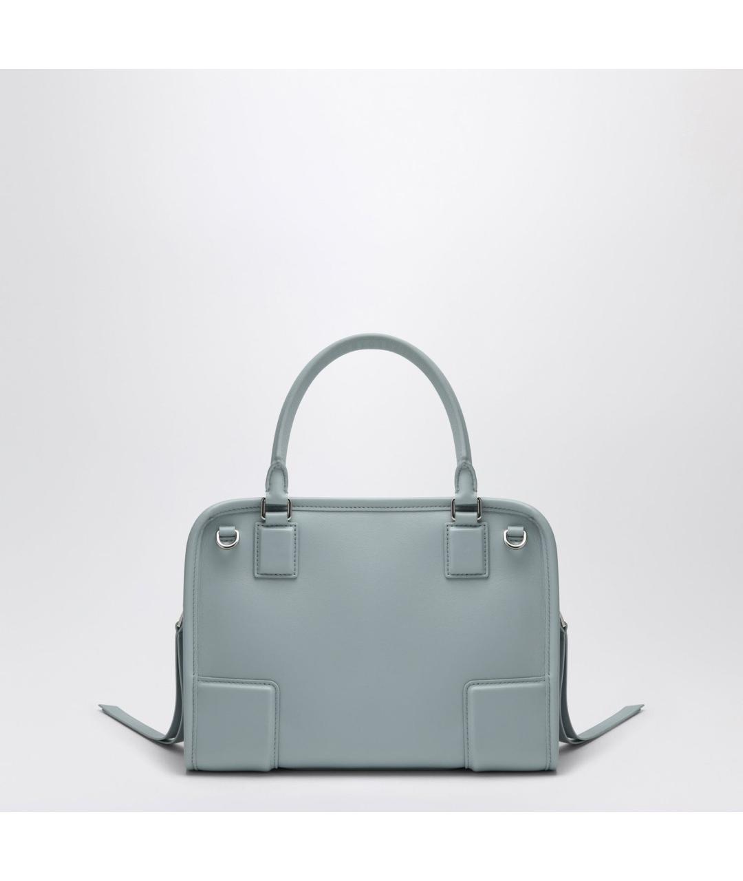 LOEWE Голубая кожаная сумка тоут, фото 2