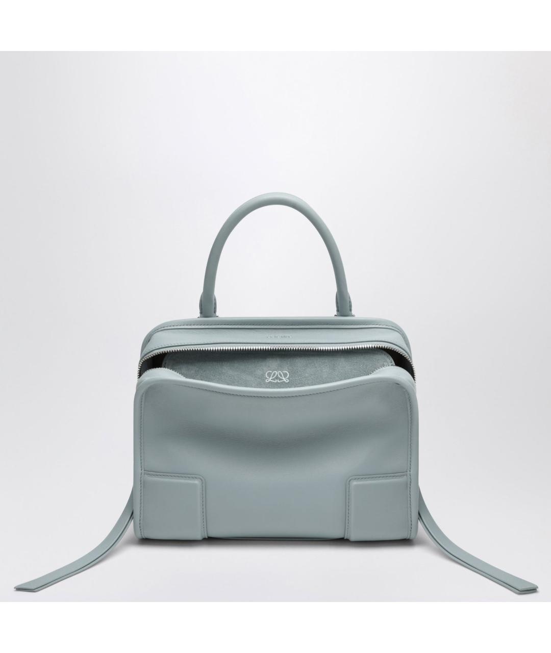 LOEWE Голубая кожаная сумка тоут, фото 3