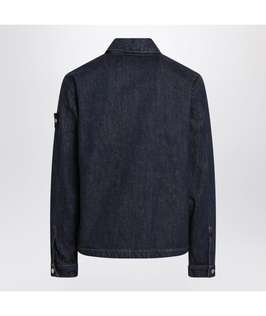 STONE ISLAND Синяя хлопковая куртка, фото 2