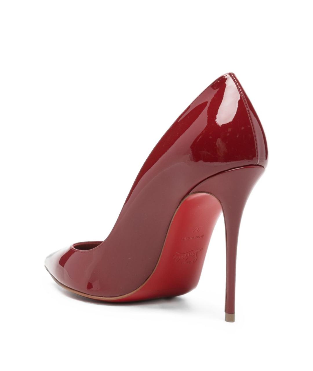 CHRISTIAN LOUBOUTIN Красные туфли из лакированной кожи, фото 4