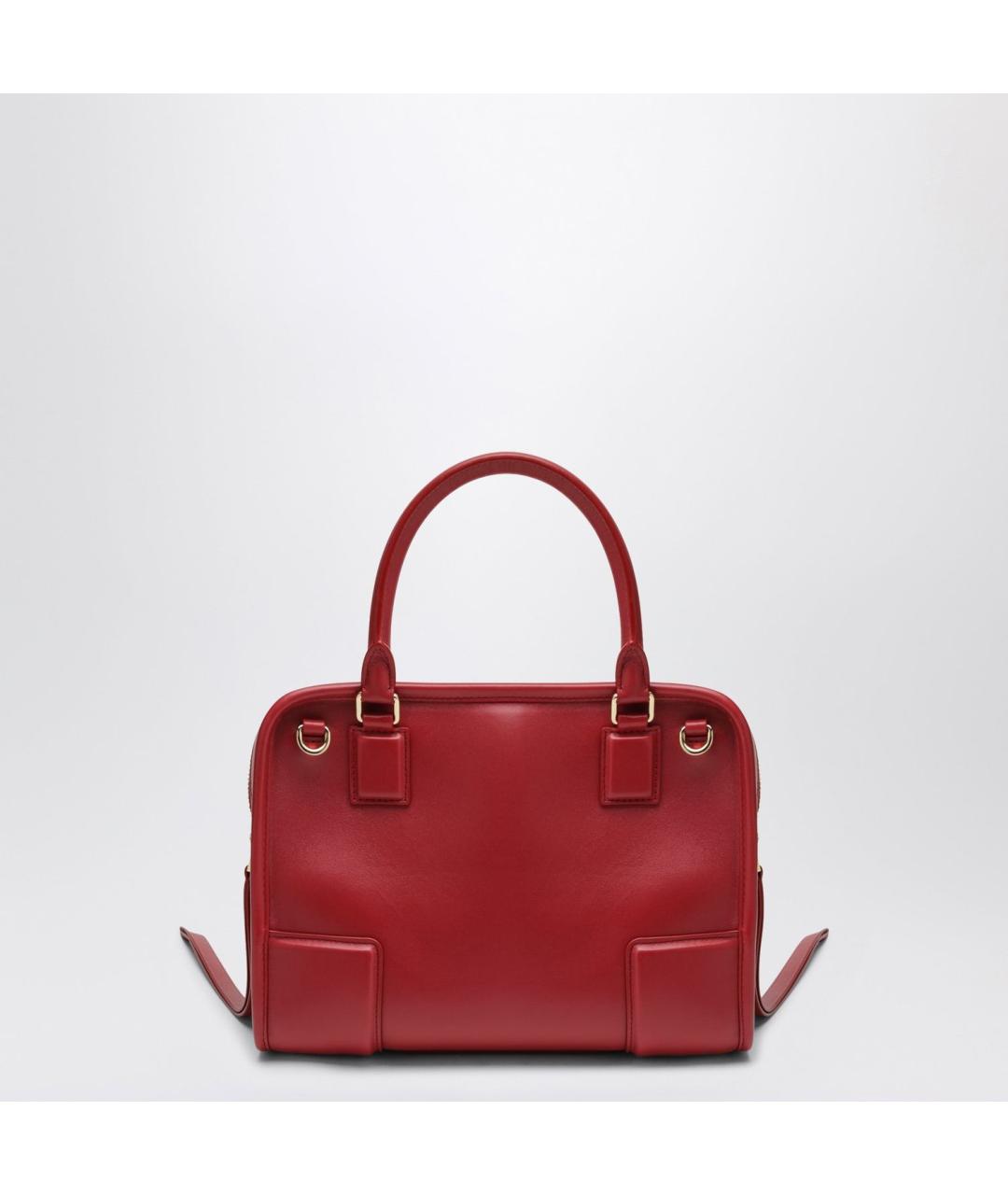 LOEWE Красная кожаная сумка тоут, фото 2