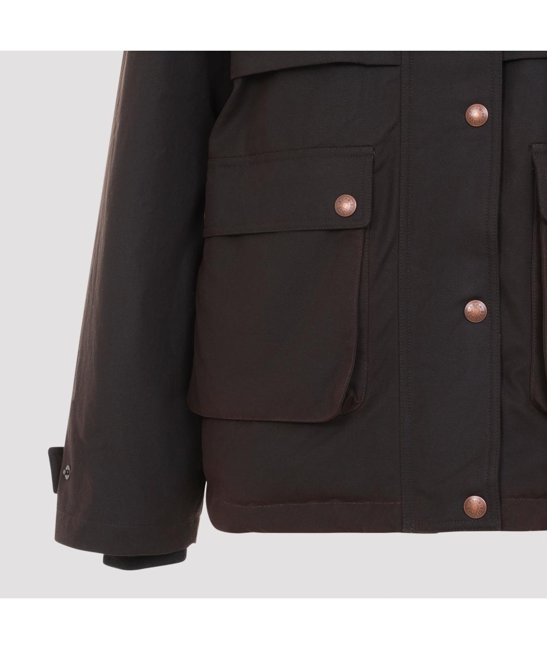 ACNE STUDIOS Коричневая хлопковая куртка, фото 5