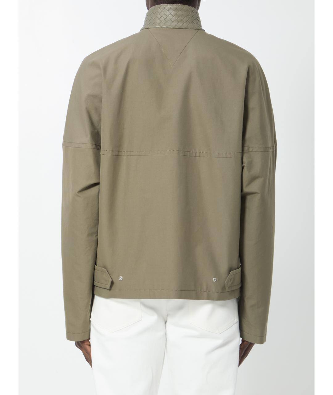 BOTTEGA VENETA Бежевая хлопковая куртка, фото 4
