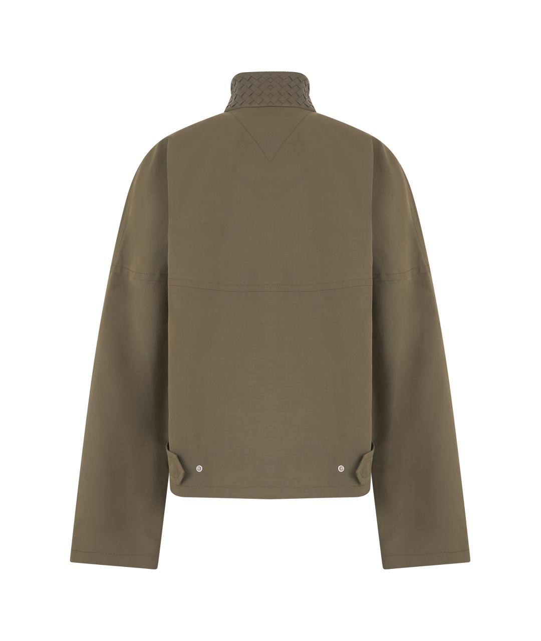 BOTTEGA VENETA Бежевая хлопковая куртка, фото 2